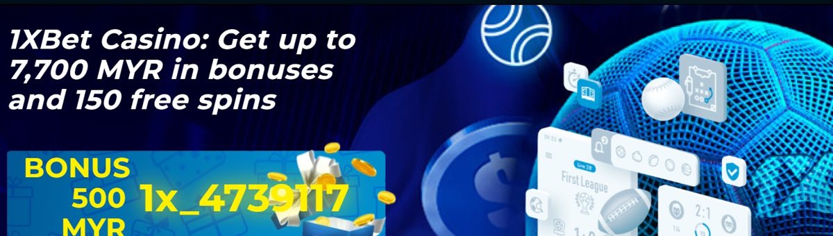 1xBet promotional banner